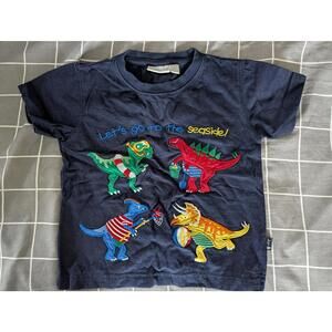 Jojo dinosaurs go to the beach tee